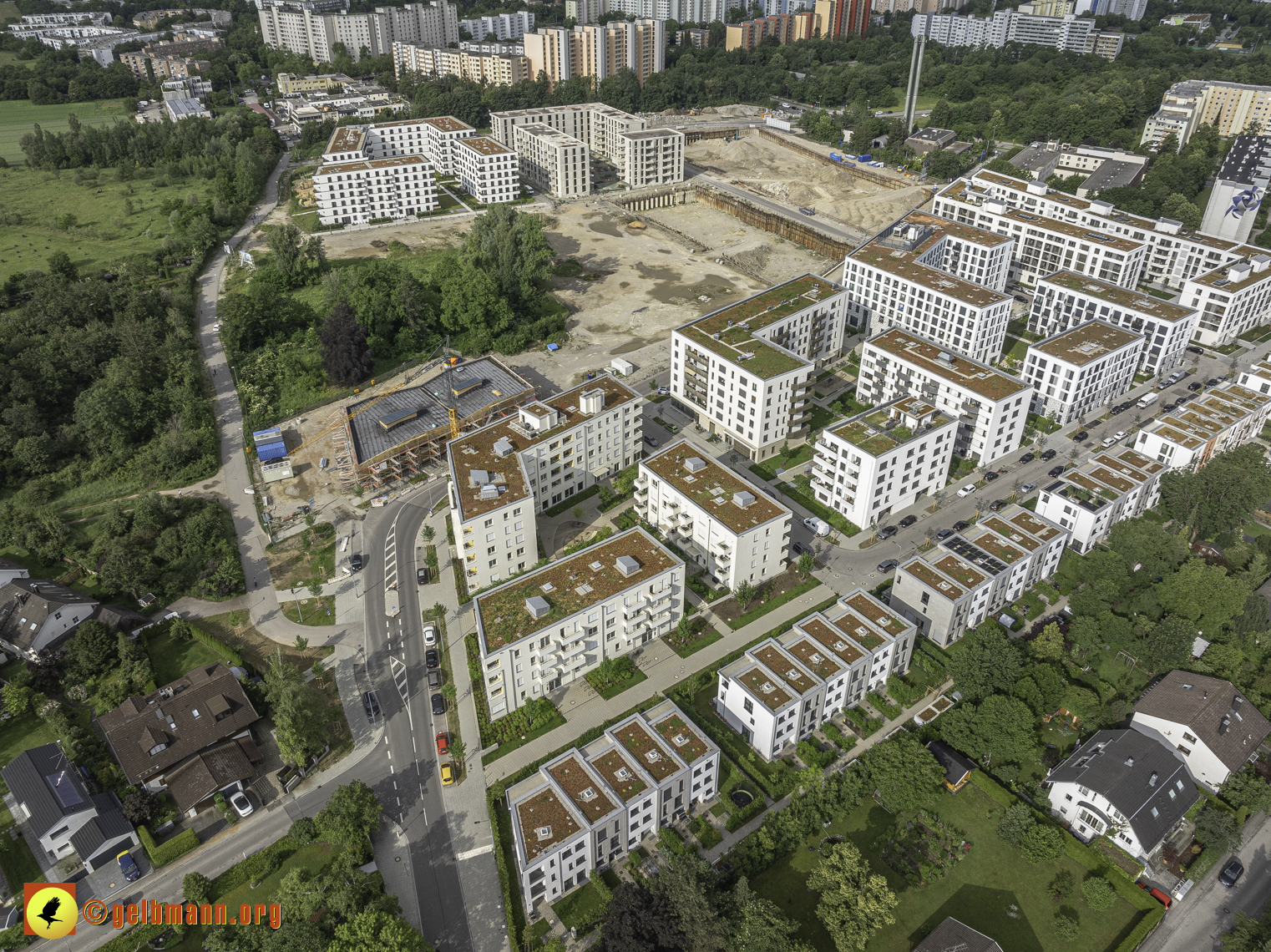 06.06.2024 - Baustelle Alexisquartier und PAndion Verde in Neuperlach