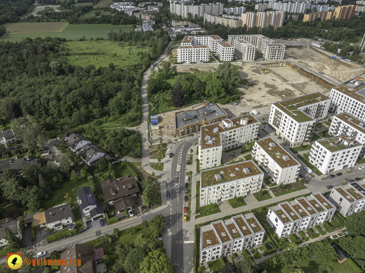 06.06.2024 - Baustelle Alexisquartier und PAndion Verde in Neuperlach