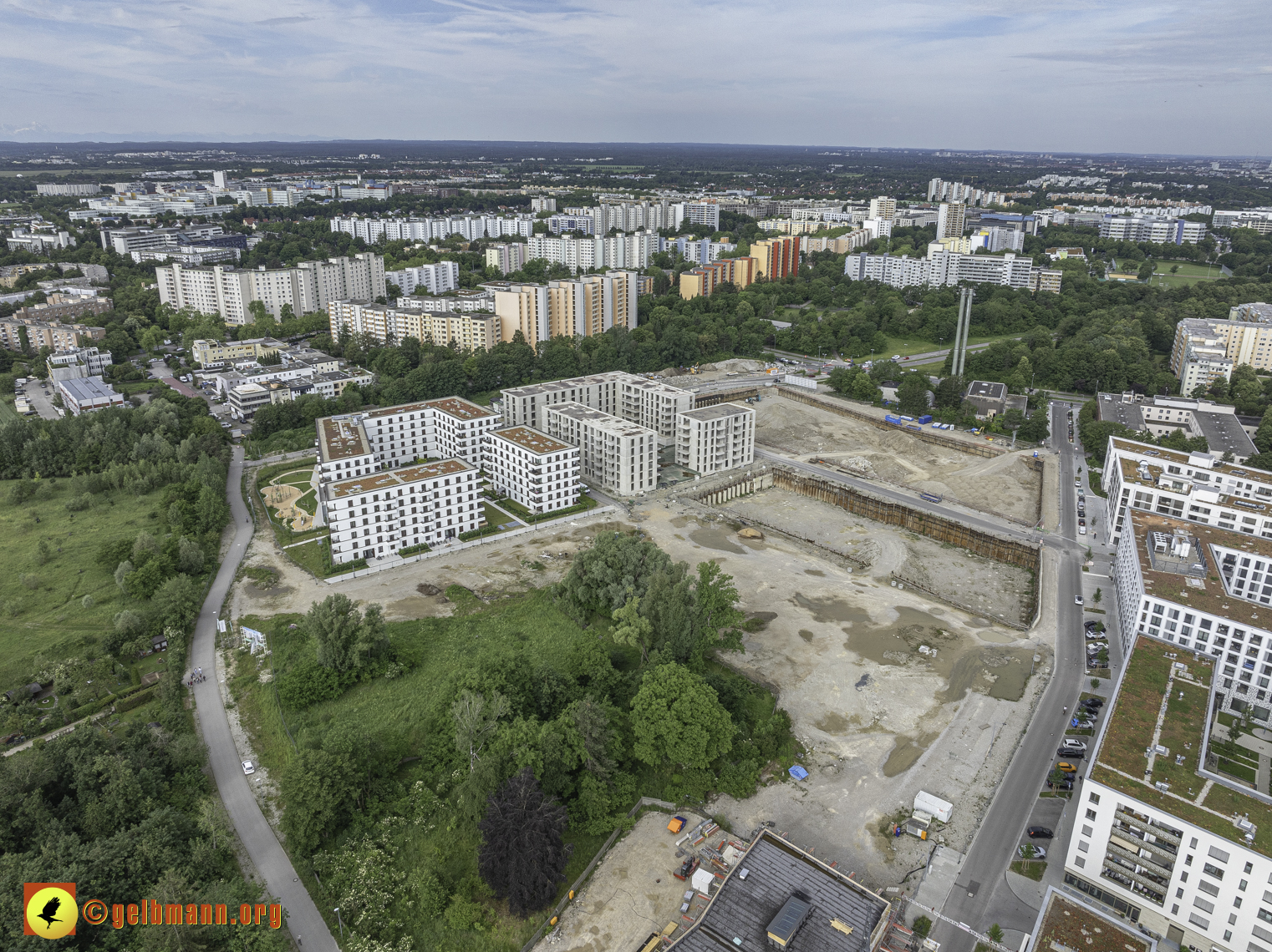 06.06.2024 - Baustelle Alexisquartier und PAndion Verde in Neuperlach