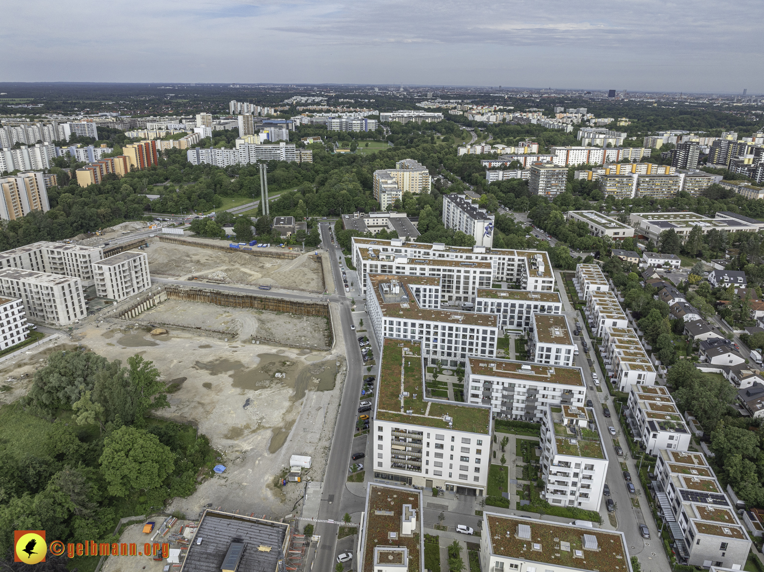 06.06.2024 - Baustelle Alexisquartier und PAndion Verde in Neuperlach