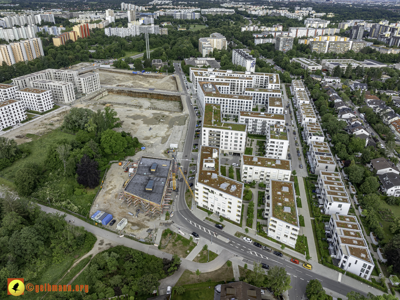 06.06.2024 - Baustelle Alexisquartier und PAndion Verde in Neuperlach