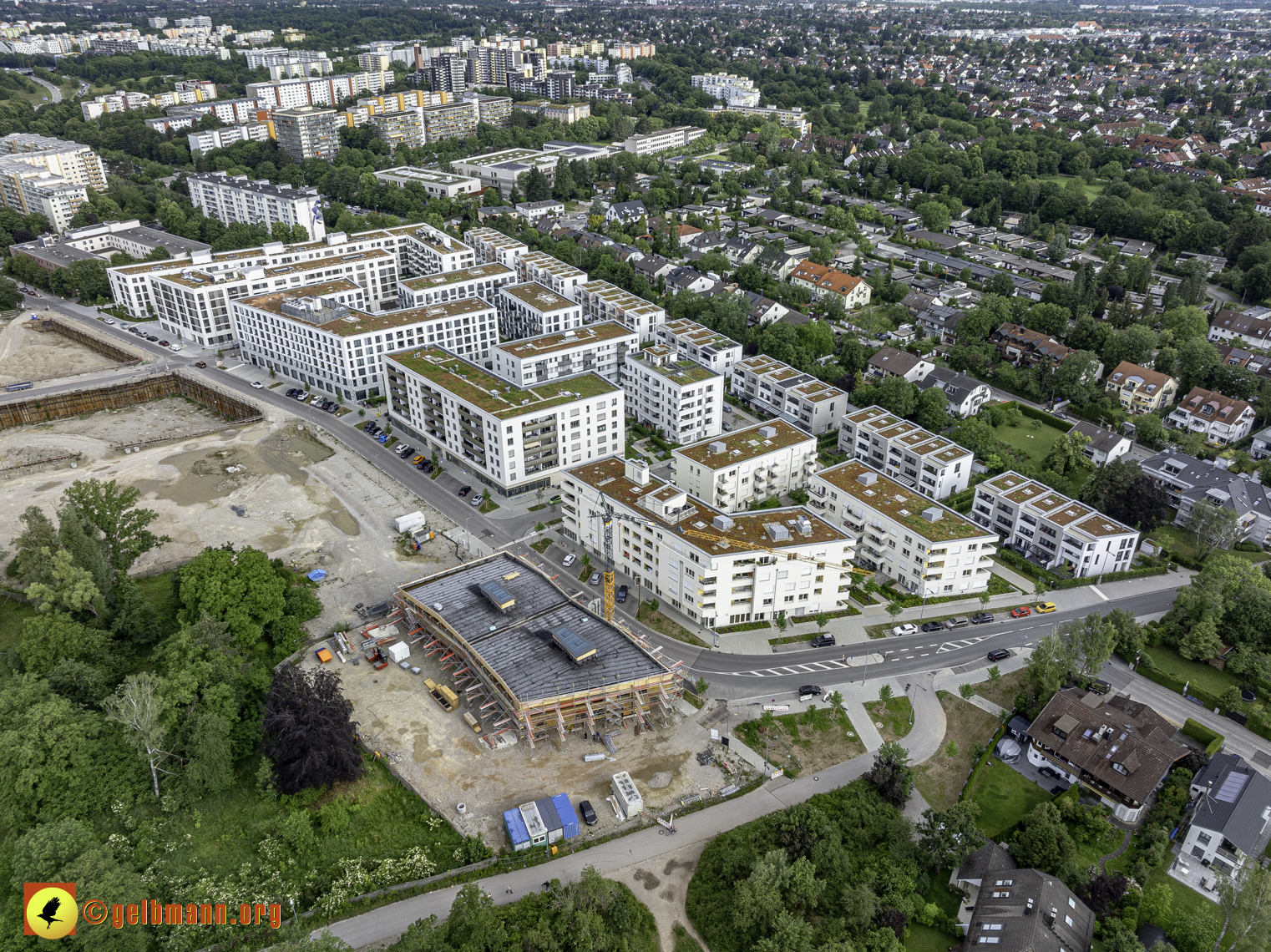 06.06.2024 - Baustelle Alexisquartier und PAndion Verde in Neuperlach