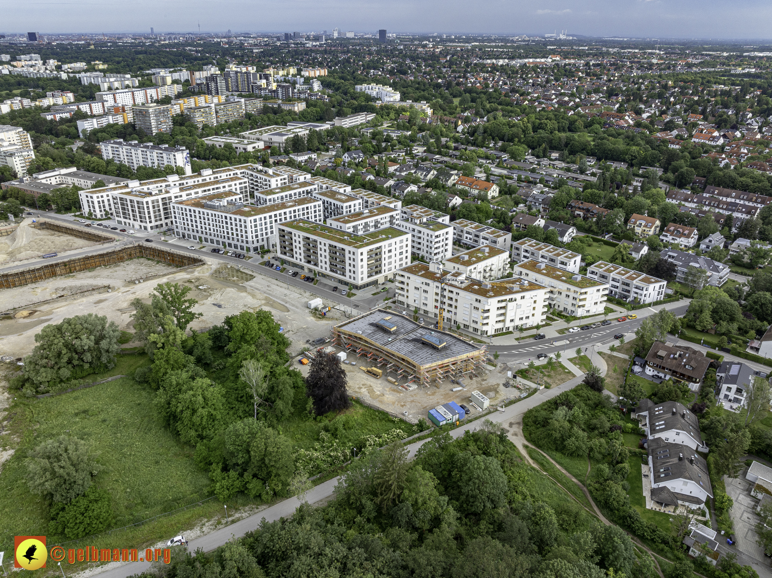 06.06.2024 - Baustelle Alexisquartier und PAndion Verde in Neuperlach