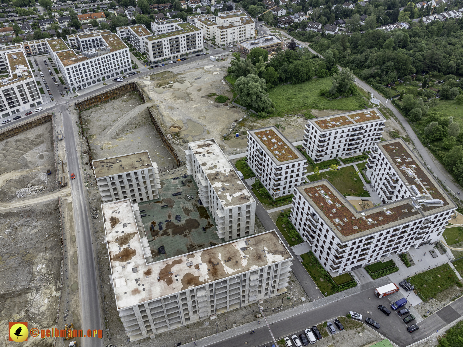 06.06.2024 - Baustelle Alexisquartier und PAndion Verde in Neuperlach