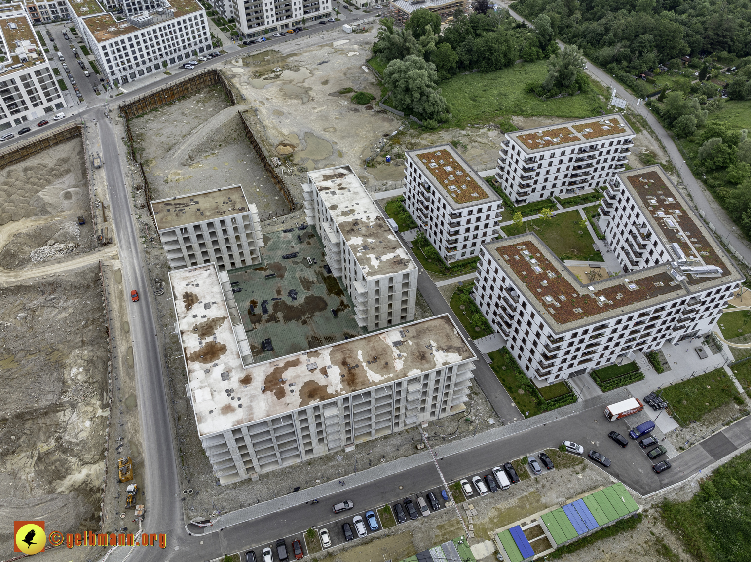 06.06.2024 - Baustelle Alexisquartier und PAndion Verde in Neuperlach