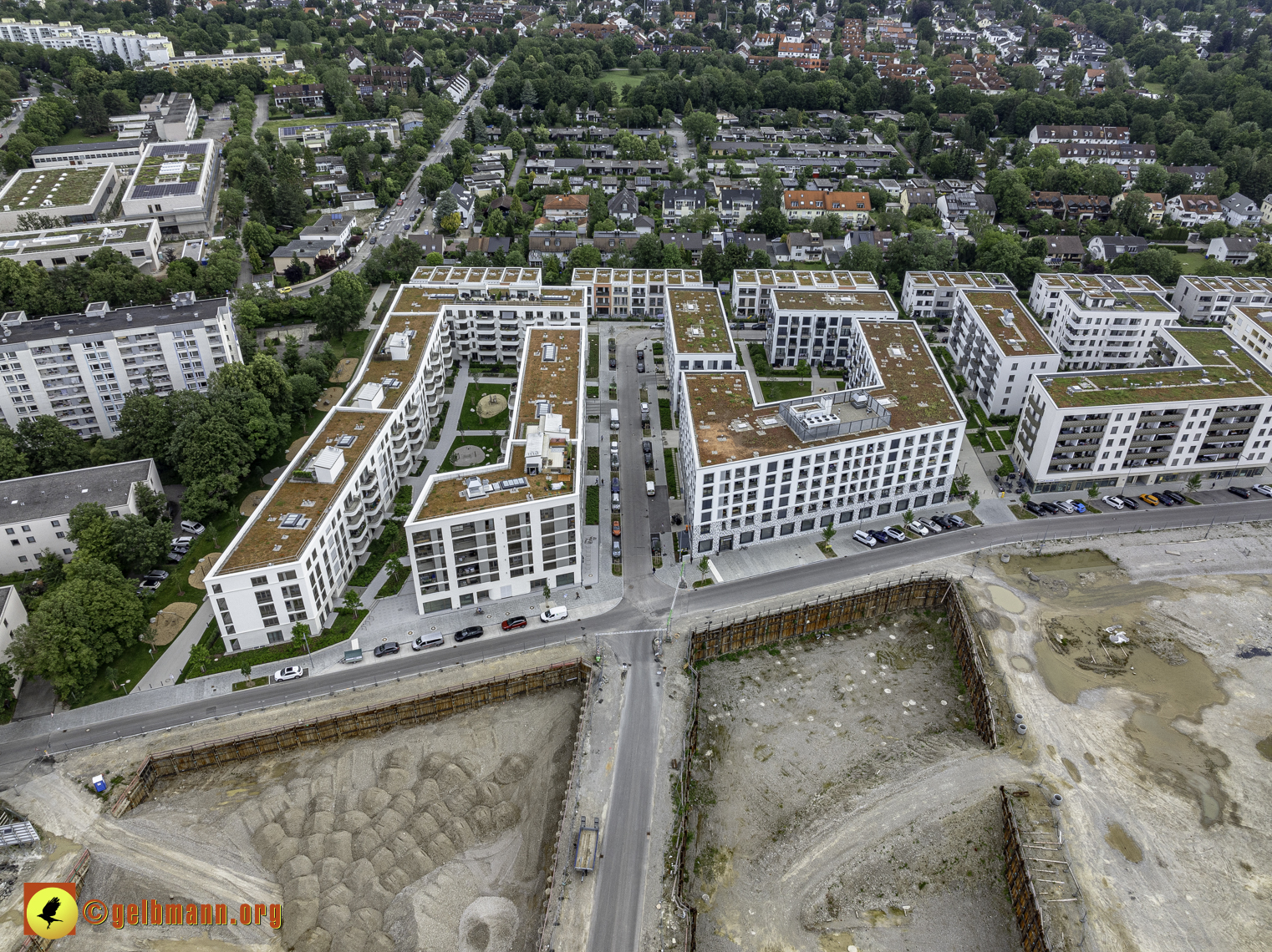 06.06.2024 - Baustelle Alexisquartier und PAndion Verde in Neuperlach