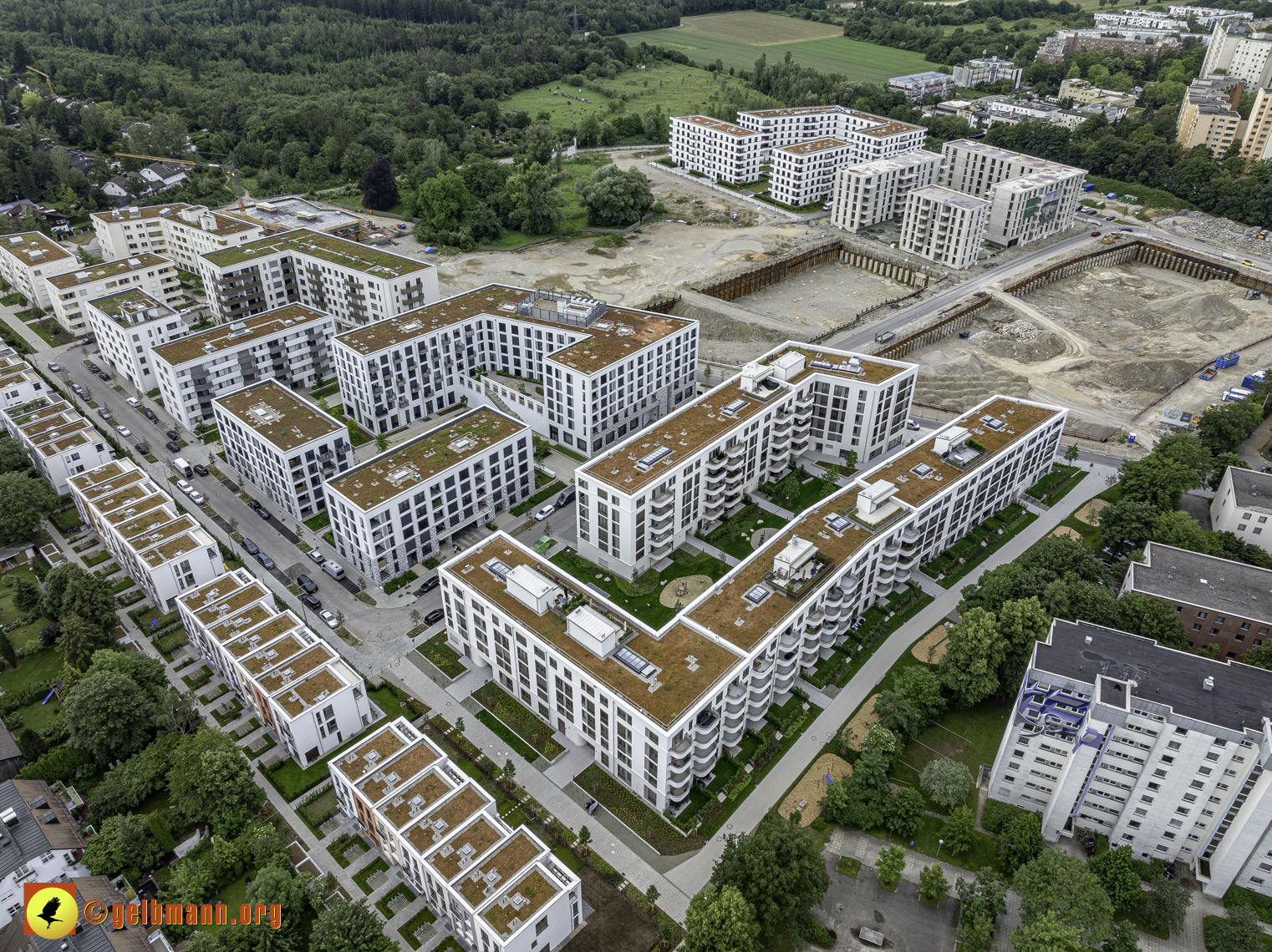 06.06.2024 - Baustelle Alexisquartier und PAndion Verde in Neuperlach