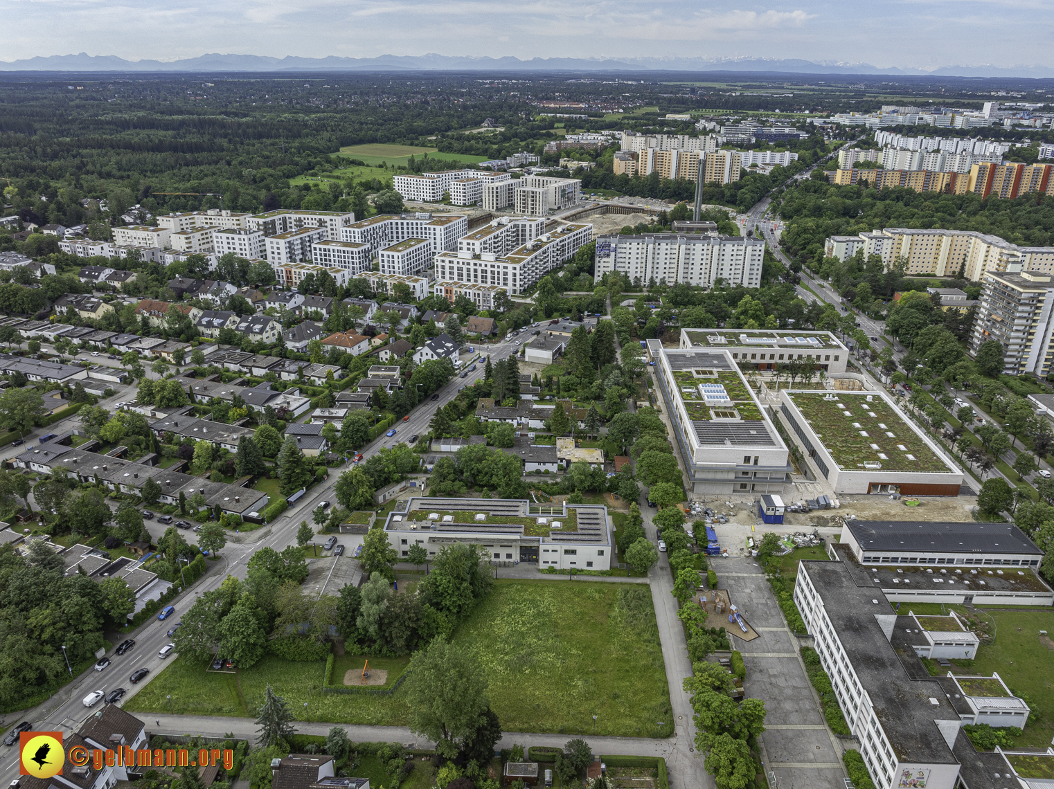 06.06.2024 - Baustelle Alexisquartier und PAndion Verde in Neuperlach