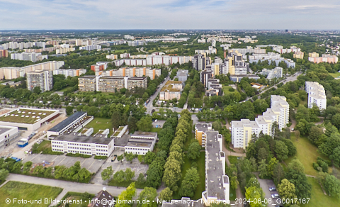 06.06.2024 - Marx-Zentrum, Studentenwohnheim, Wohnanlage Karl-Marx-Ring 52-62, KMR 53-57c Umgebung