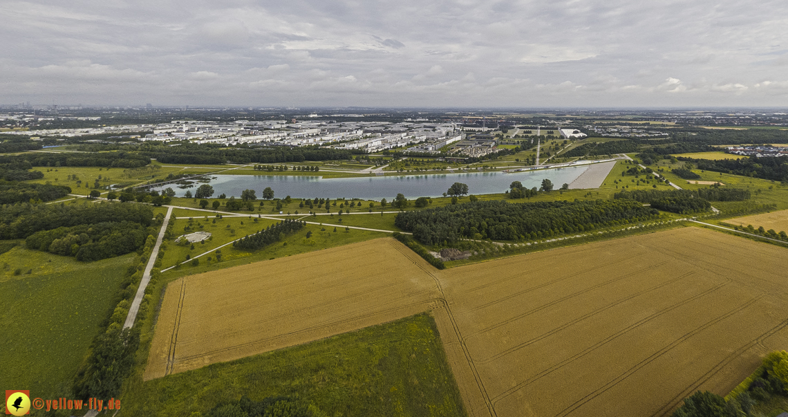 11.07.2024 - DEMOS-Baustelle und BayernHeim-Baustelle in Gronsdorf und Riemer See