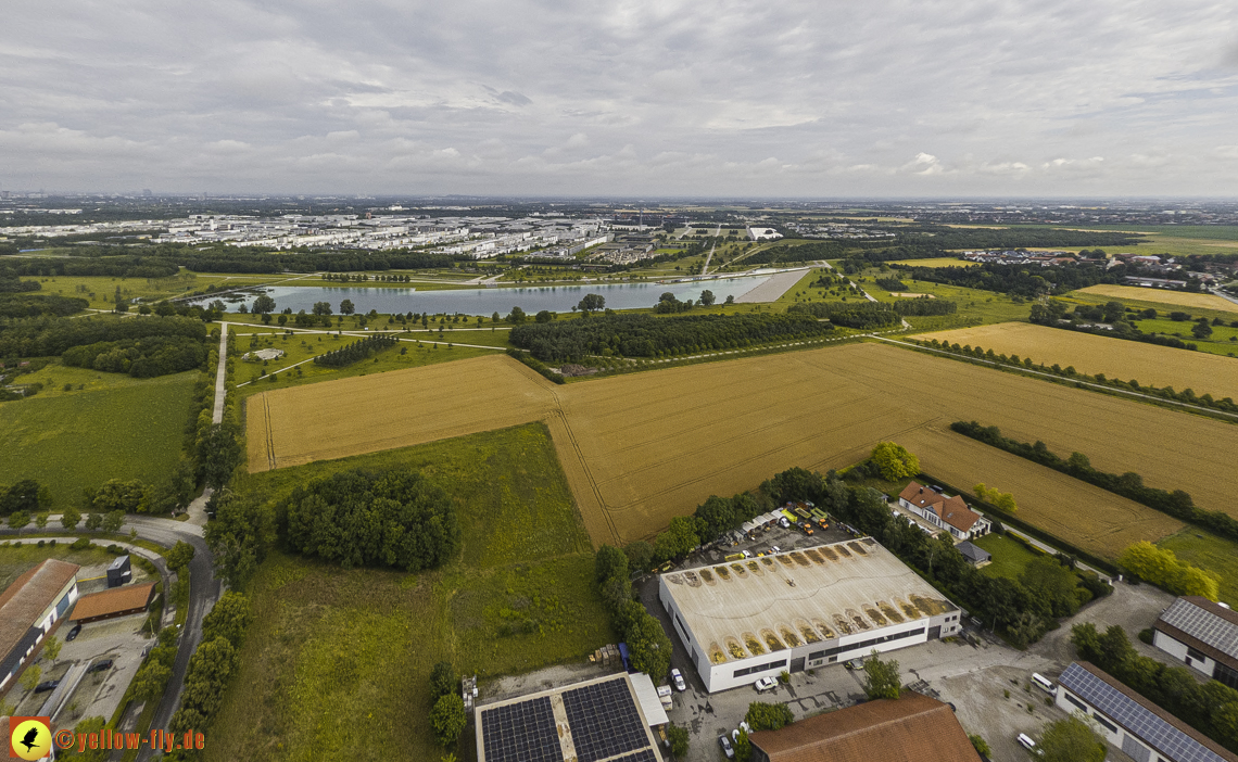 11.07.2024 - DEMOS-Baustelle und BayernHeim-Baustelle in Gronsdorf und Riemer See