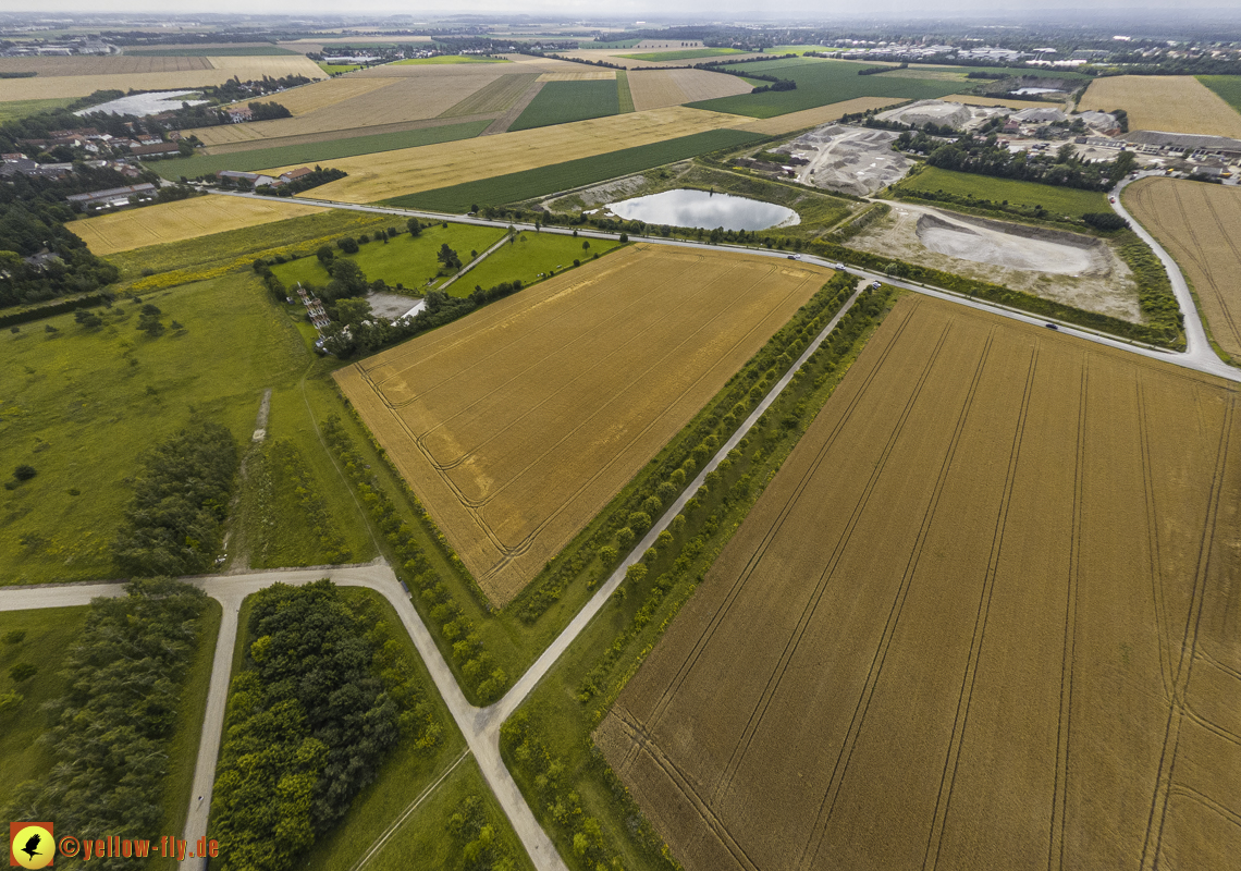 11.07.2024 - DEMOS-Baustelle und BayernHeim-Baustelle in Gronsdorf und Riemer See
