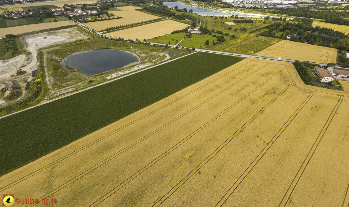 11.07.2024 - DEMOS-Baustelle und BayernHeim-Baustelle in Gronsdorf und Riemer See