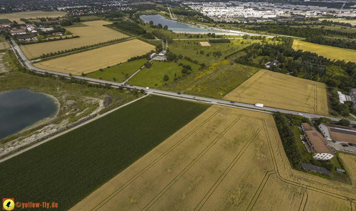 11.07.2024 - DEMOS-Baustelle und BayernHeim-Baustelle in Gronsdorf und Riemer See