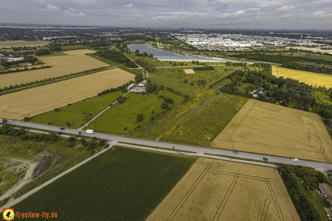 11.07.2024 - DEMOS-Baustelle und BayernHeim-Baustelle in Gronsdorf und Riemer See