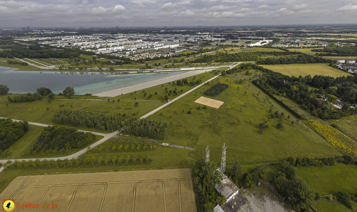 11.07.2024 - DEMOS-Baustelle und BayernHeim-Baustelle in Gronsdorf und Riemer See
