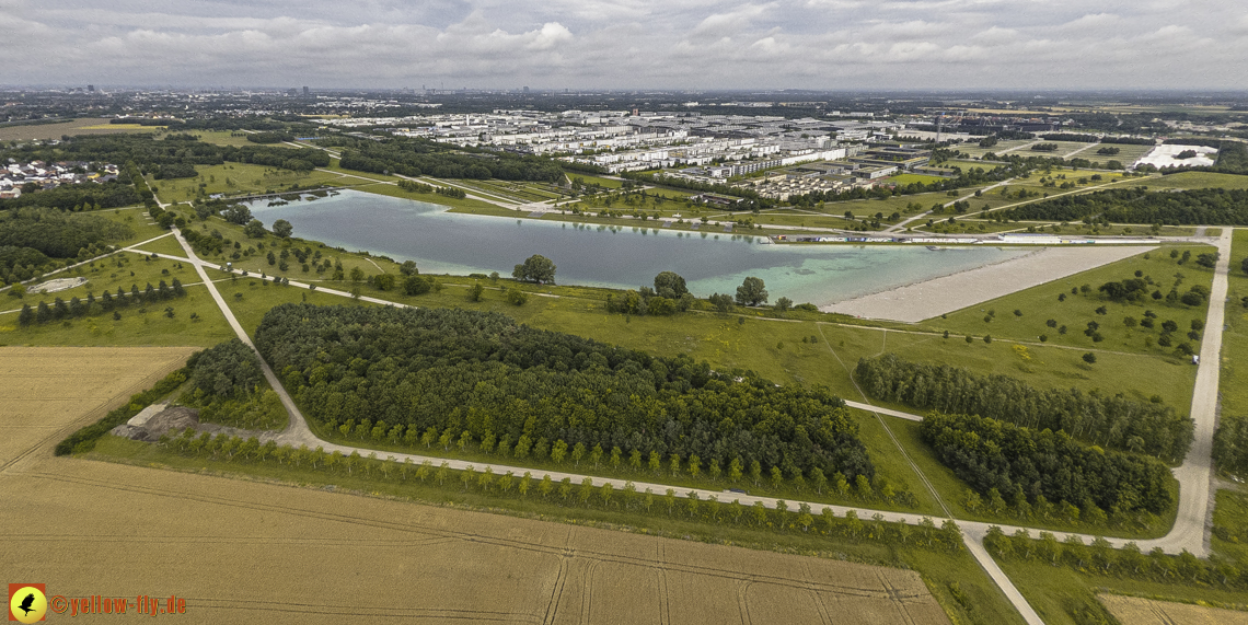 11.07.2024 - DEMOS-Baustelle und BayernHeim-Baustelle in Gronsdorf und Riemer See