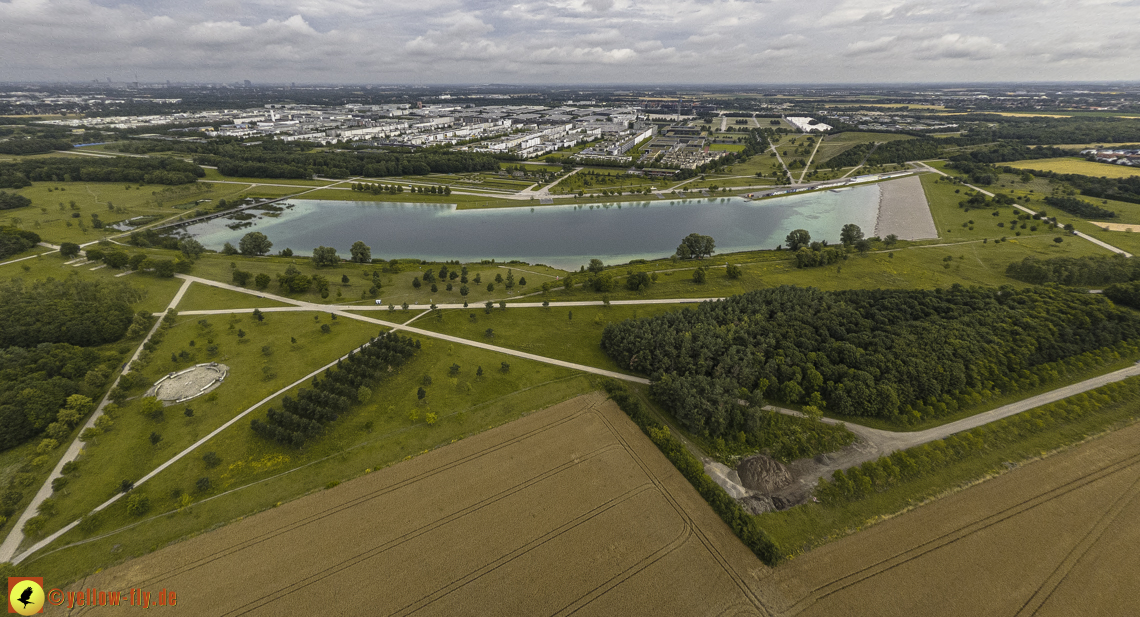 11.07.2024 - DEMOS-Baustelle und BayernHeim-Baustelle in Gronsdorf und Riemer See