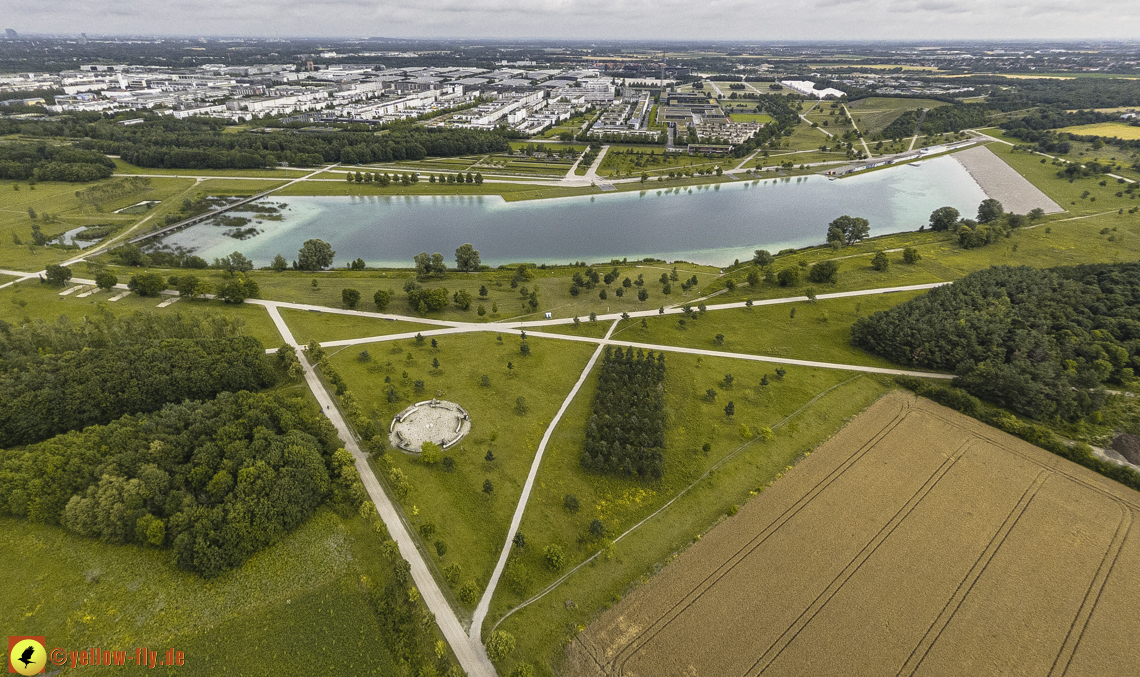 11.07.2024 - DEMOS-Baustelle und BayernHeim-Baustelle in Gronsdorf und Riemer See