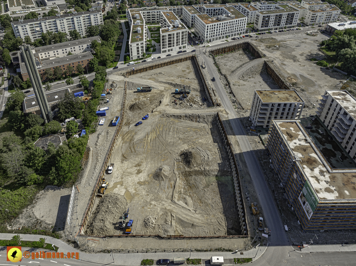 15.07.2024 - Baustelle Alexisqaurtier und Pandion Verde