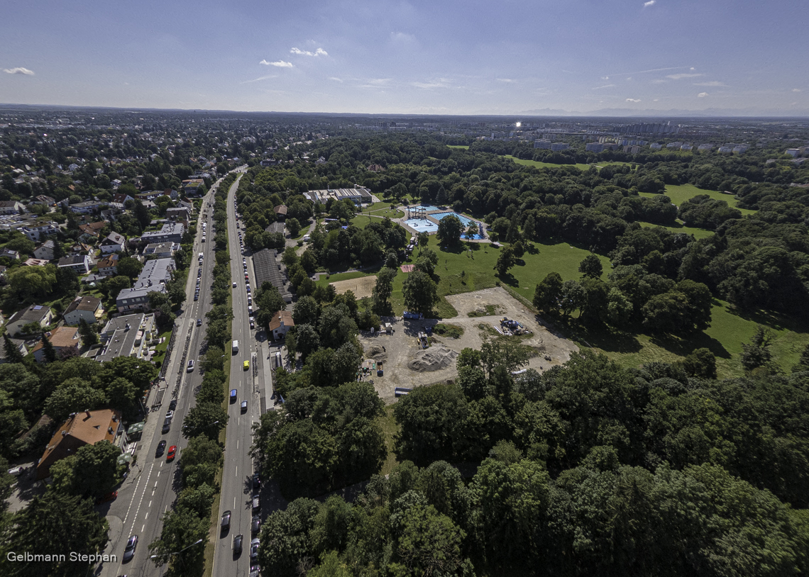 09.08.2024 - Geothermiebaustelle und Ostpark in Berg am Laim