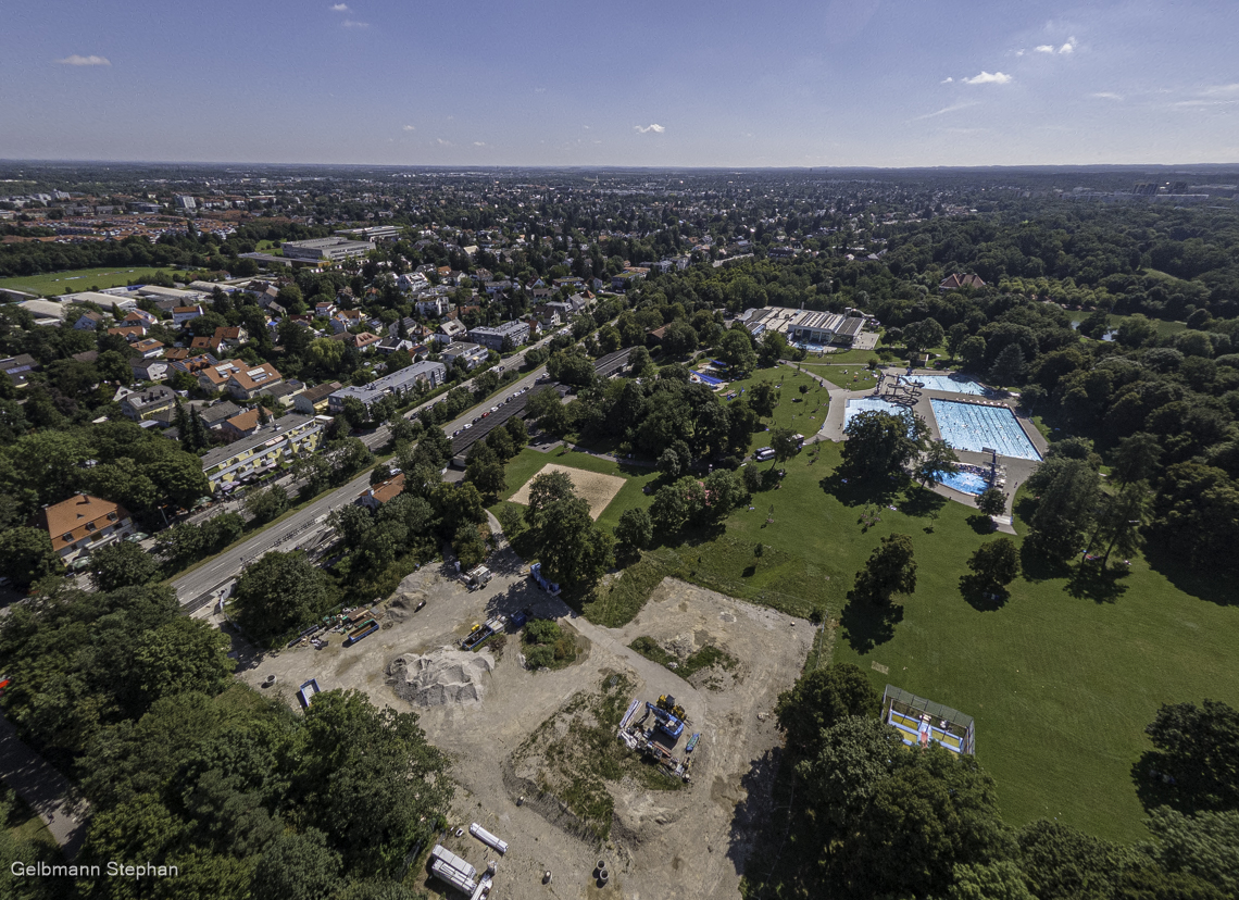 09.08.2024 - Geothermiebaustelle und Ostpark in Berg am Laim