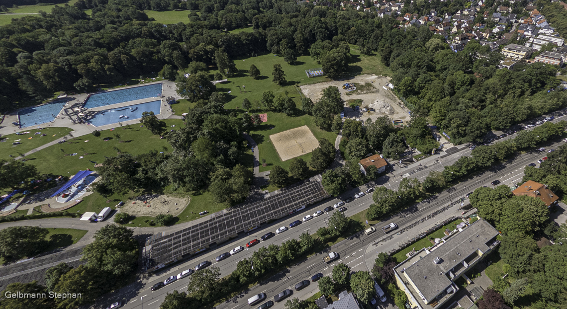 09.08.2024 - Geothermiebaustelle und Ostpark in Berg am Laim