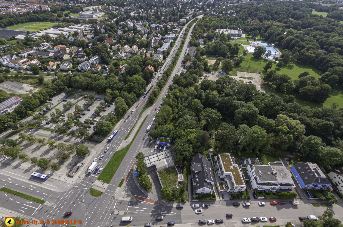 22.08.2024 - der Ostpark und die Geothermiebaustelle in Neuperlach