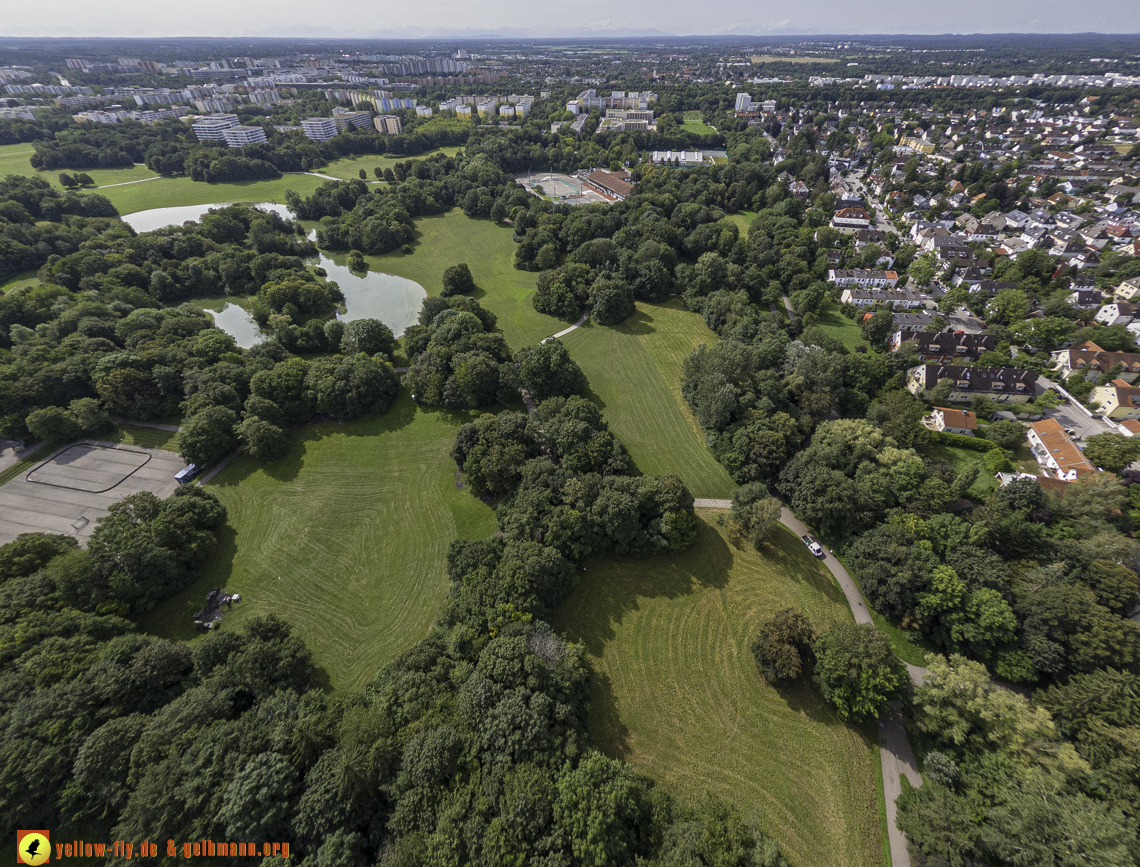 22.08.2024 - der Ostpark und die Geothermiebaustelle in Neuperlach