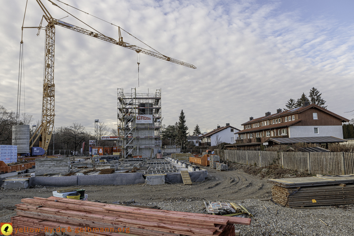 05.12.2024 - Monaco Baustelle in der Heinrich-Wielandstraße in Neuperlach