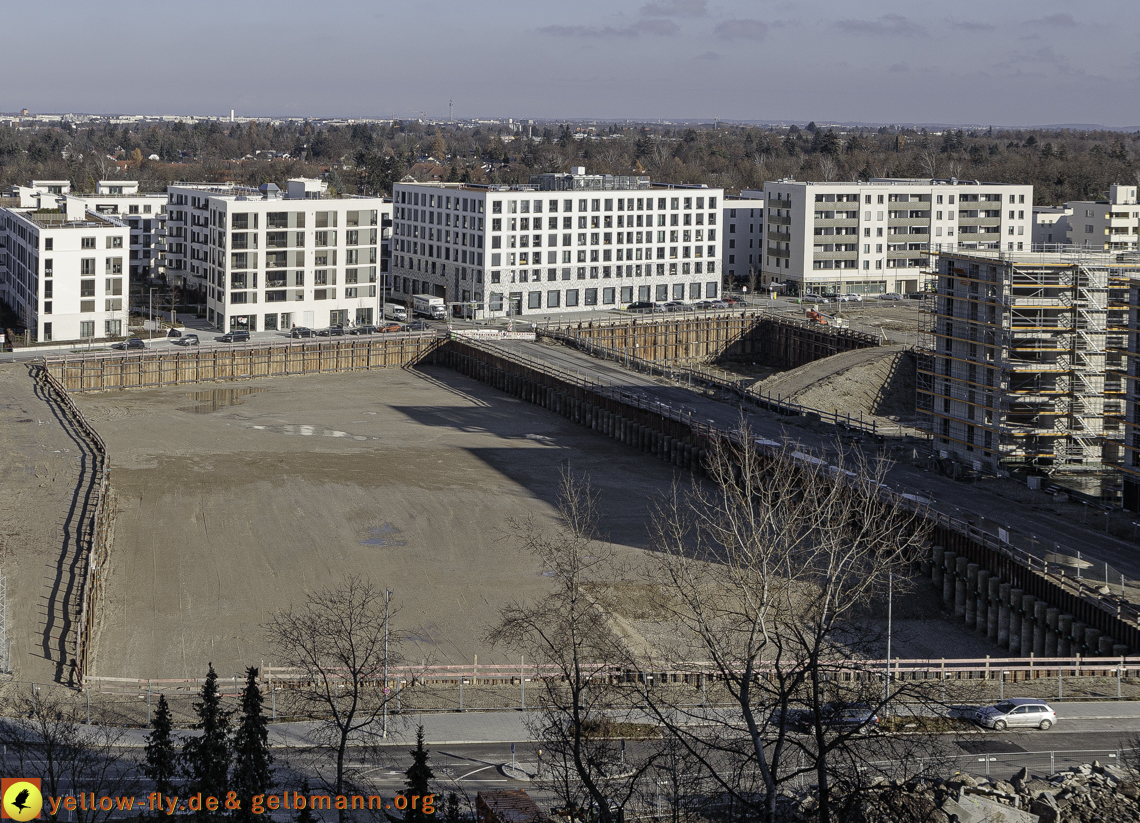 27.12.2024 - Baustelle Alexisquartier und Pandion Verde in Neuperlach