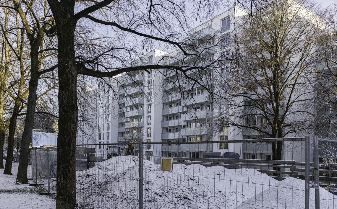 05.01.2025 - Groß-Baustelle an der Kurt-Eisner-Straße in Neuperlach