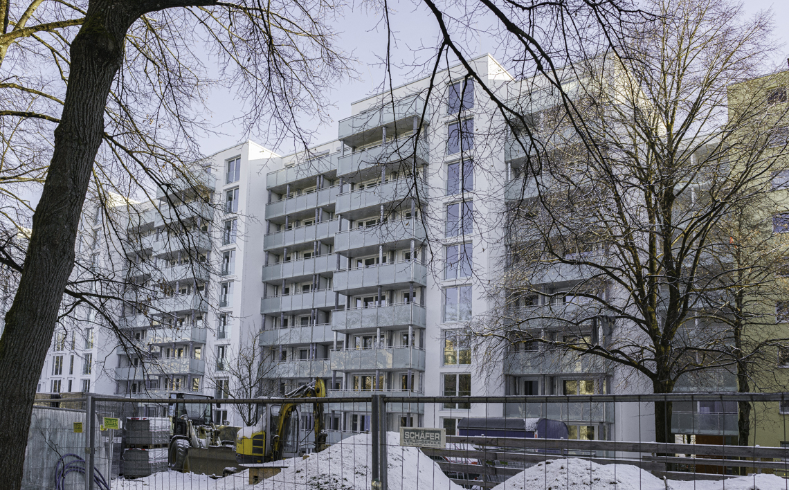 05.01.2025 - Groß-Baustelle an der Kurt-Eisner-Straße in Neuperlach