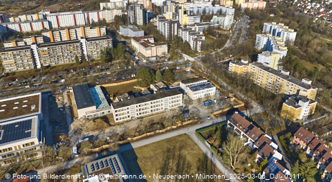 06.03.2025 - Marx-Zentrum, Studentenwohnheim, Wohnanlage Karl-Marx-Ring 52-62, KMR 53-57c Umgebung