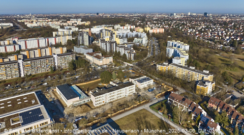 06.03.2025 - Marx-Zentrum, Studentenwohnheim, Wohnanlage Karl-Marx-Ring 52-62, KMR 53-57c Umgebung