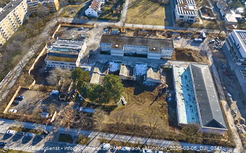 06.03.2025 - Marx-Zentrum, Studentenwohnheim, Wohnanlage Karl-Marx-Ring 52-62, KMR 53-57c Umgebung