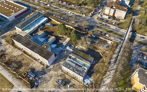 06.03.2025 - Marx-Zentrum, Studentenwohnheim, Wohnanlage Karl-Marx-Ring 52-62, KMR 53-57c Umgebung