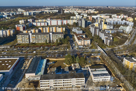 06.03.2025 - Marx-Zentrum, Studentenwohnheim, Wohnanlage Karl-Marx-Ring 52-62, KMR 53-57c Umgebung