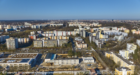 06.03.2025 - Marx-Zentrum, Studentenwohnheim, Wohnanlage Karl-Marx-Ring 52-62, KMR 53-57c Umgebung