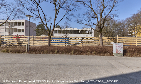 07.03.2025 - Baustelle zur Grundschule am Karl-Marx-Ring in Neuperlach