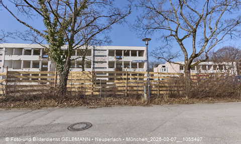 07.03.2025 - Baustelle zur Grundschule am Karl-Marx-Ring in Neuperlach