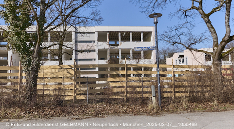 07.03.2025 - Baustelle zur Grundschule am Karl-Marx-Ring in Neuperlach