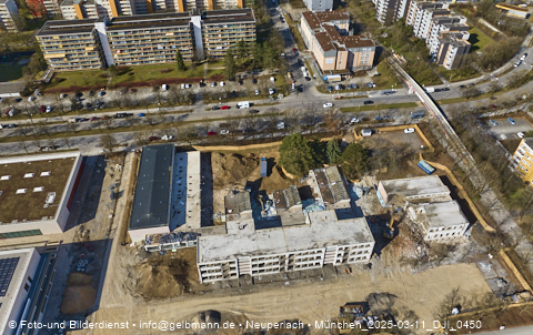 11.03.2025 - Marx-Zentrum, Studentenwohnheim, Wohnanlage Karl-Marx-Ring 52-62, KMR 53-57c Umgebung