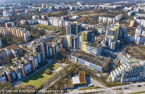 17.03.2025 - Marx-Zentrum, Studentenwohnheim, Wohnanlage Karl-Marx-Ring 52-62, KMR 53-57c Umgebung