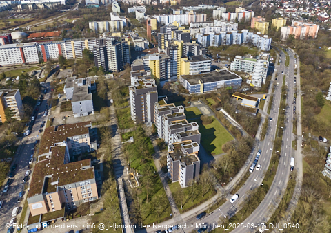 17.03.2025 - Marx-Zentrum, Studentenwohnheim, Wohnanlage Karl-Marx-Ring 52-62, KMR 53-57c Umgebung