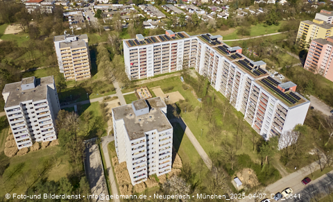 07.04.2025 - Münchner Wohnen am Karl-Marx-Ring 11-21 in Neuperlach