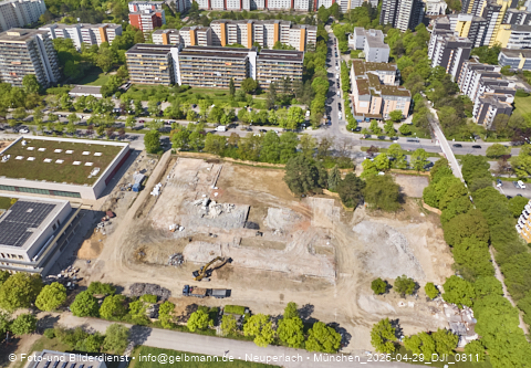 29.04.2025 - Marx-Zentrum, Studentenwohnheim, Wohnanlage Karl-Marx-Ring 52-62, KMR 53-57c Umgebung