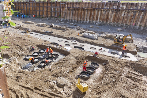 03.09.2025 - DEMOS-Baustelle und BayernHeim-Baustelle Alexiqauartier und BayernHeim in Neuperlach