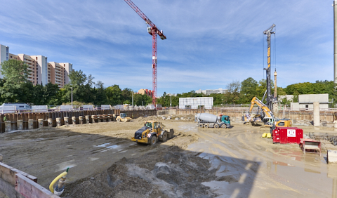 03.09.2025 - DEMOS-Baustelle und BayernHeim-Baustelle Alexiqauartier und BayernHeim in Neuperlach