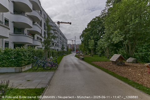 Baustelle Alexisquartier und BayernHeim in Neuperlach